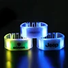Glow In The Dark Christmas Party Remote Controle LED Light Up Flashing Wrist Band Wireless Controlled LED Bracelets For Events