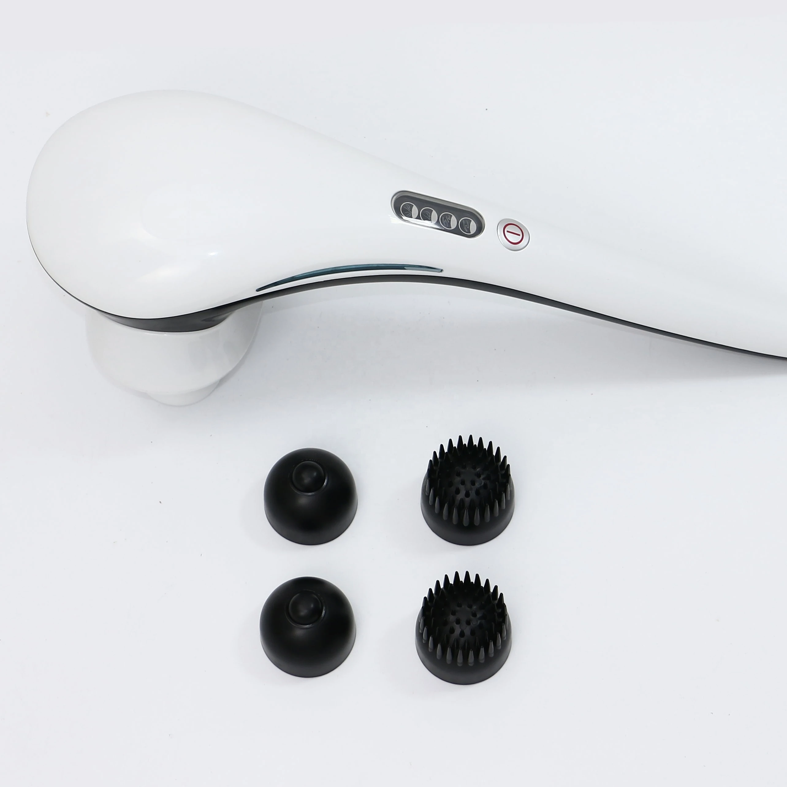 LUYAO percussion electric back massager vibrator handheld dual head body vibrating hammer massager