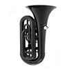 high grade music instrument plastic black tuba for sale