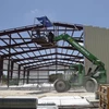 China prefabricated Steel structure building used for factory with warehouse and office