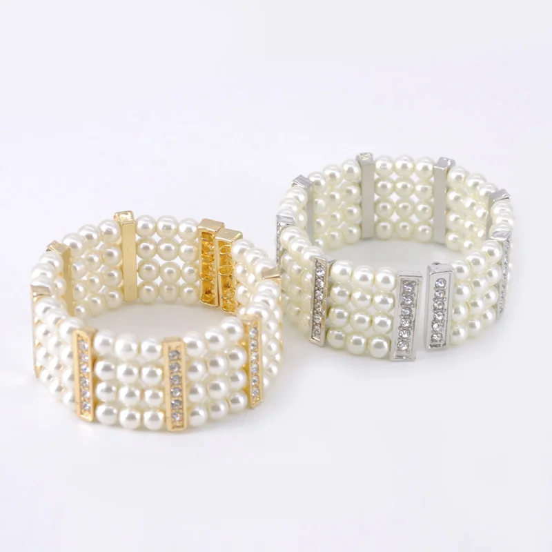 Fashion Arabic Jewelry Crystal Cuff Bracelet for Women/Men Gold Color Pearls Bracelets & Bangles Bijoux Best Gift, Gold and silver
Fashion Arabic Jewelry Crystal Cuff Bracelet for Women/Men Gold Color Pearls Bracelets & Bangles Bijoux Best Gift, Gold and silver