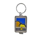 Mountain field bicycle cycling swimming triathlon iron man keychain for souvenir