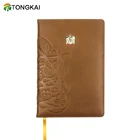 TongKai Business Personalized Genuine Leather Custom Notebook with Metal Logo