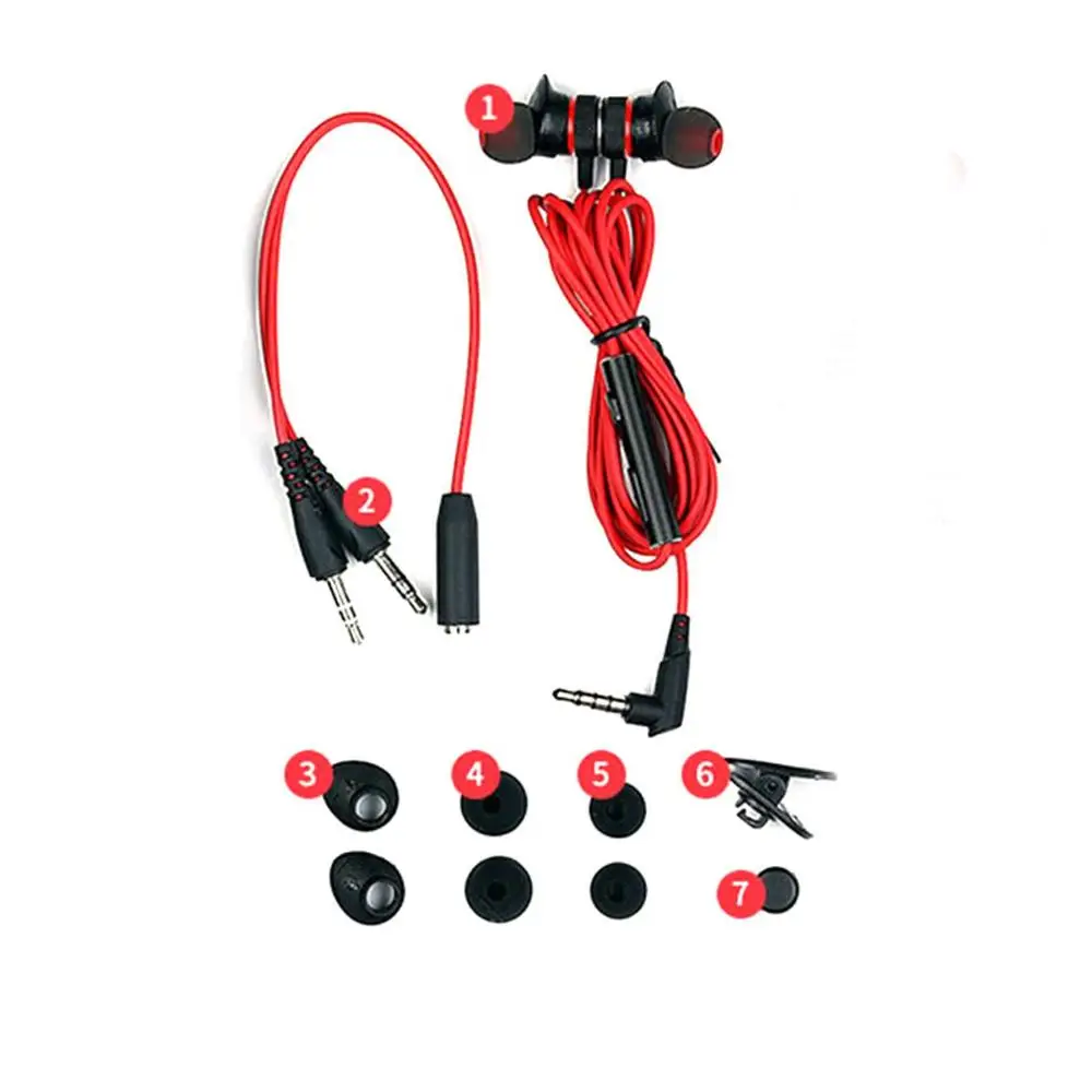 In-Ear Pro Gaming Headset 3.5mm Jack Noise Cancelling Stereo Bass Earphone with Mic For Cell Phone PC Laptop
In-Ear Pro Gaming Headset 3.5mm Jack Noise Cancelling Stereo Bass Earphone with Mic For Cell Phone PC Laptop