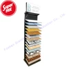 Tile showroom exhibition metal frame ceramic tile rack floor display for tile samples