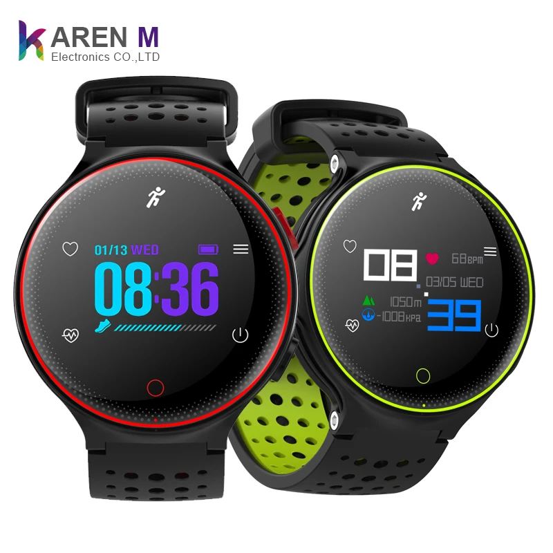 

Waterproof IP68 Motion Pedometer Activity Heart Rate Monitor Fitness Tracker Smart Watch X2Plus Sports Health Bracelet