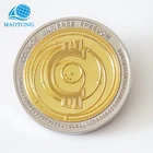 High quality cheap custom made gold and silver plated souvenir metal challenge coins
