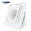 Livolo VL-C7-C1EUWF-11 EU Standard Waterproof Cover Light Smart Home Socket Wall Plug