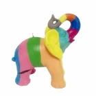 Custom Design Elephant Handmade Art Candle