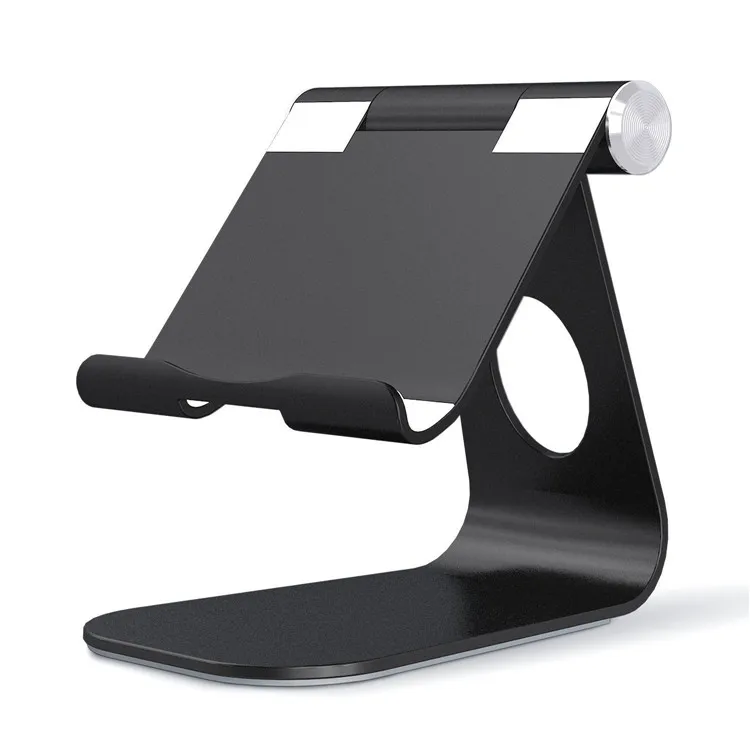 Solid Aluminum Portable Desktop Cell Phone Holder Stand for Phone Tablet, Silver;black
Solid Aluminum Portable Desktop Cell Phone Holder Stand for Phone Tablet, Silver;black