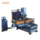 cnc turret punching machine for punching holes on steel profile steel plate