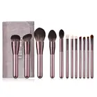 High quality makeup brush set 12 pcs brush make up set makeup professional brush set sample with cosmetic bag
