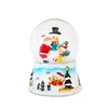 Hight quality custom made resin Christmas santa snowman snow globes gift