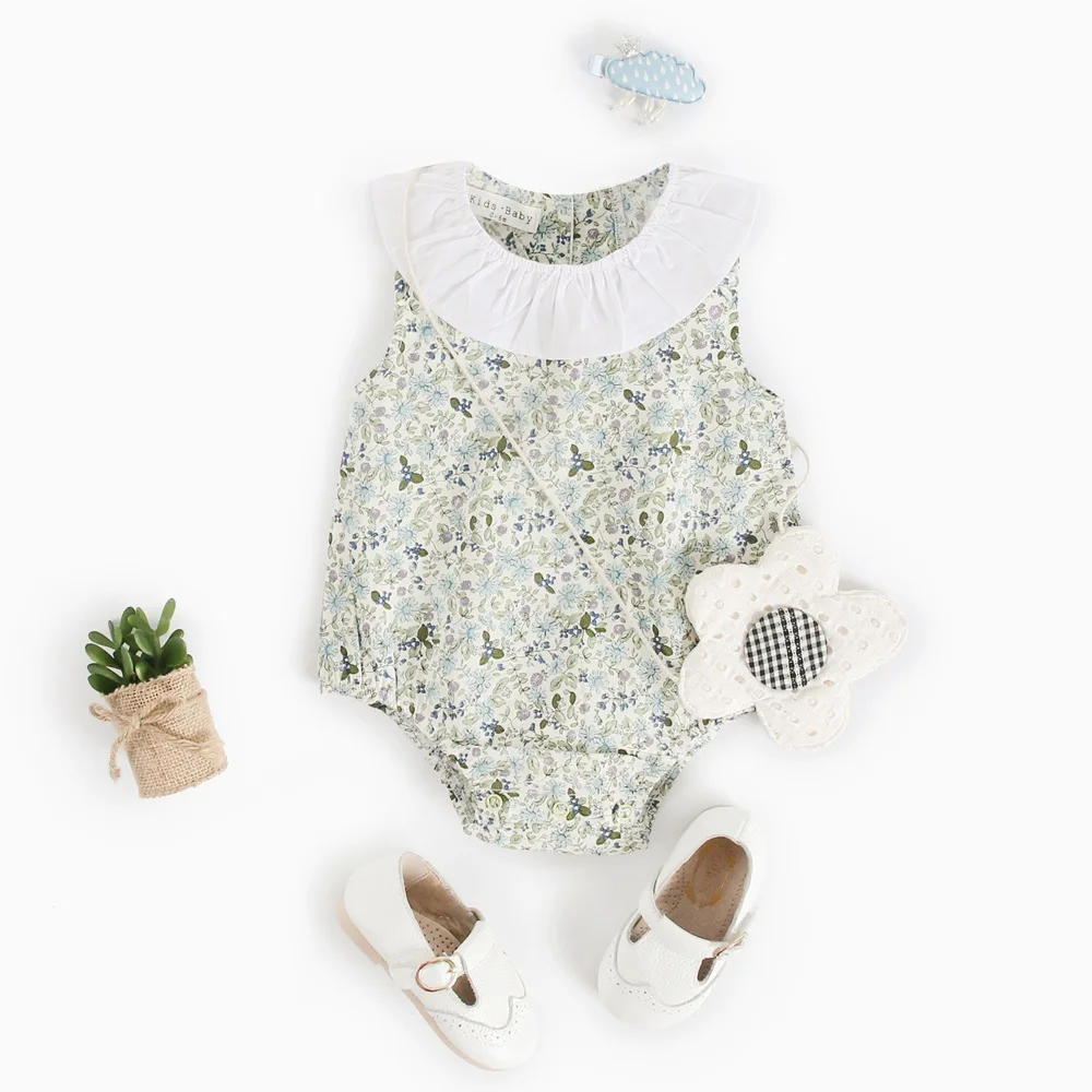 Baby Short Sleeves Cotton Floral Jumpsuit Baby Newborn Infant Girls Wear Romper, Picture
Baby Short Sleeves Cotton Floral Jumpsuit Baby Newborn Infant Girls Wear Romper, Picture