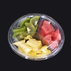 For Salad Box Packaging Plastic Box Disposable Pet Blister Clear Fruit Plastic Packaging Box