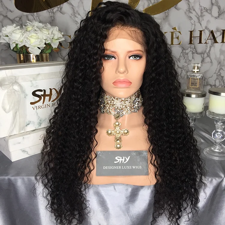 2019 Hot Sale Virgin Cuticle Aligned Hair Natural Black Curly Brazilian Hair 8-26Inch In Stock Human Lace Wig For Black Women
2019 Hot Sale Virgin Cuticle Aligned Hair Natural Black Curly Brazilian Hair 8-26Inch In Stock Human Lace Wig For Black Women