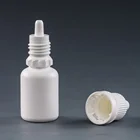10ml empty packaging custom color white pink black eye dropper bottle