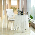 high quality square wedding and banquet embroidered christmas table cloth