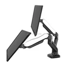 Ergonomic bracket gas spring dual monitor swing soporte arm monitor stand mount arm