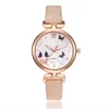 Popular Vogue Rose Gold Butterfly Pink Women Watches montre femme reloj mujer