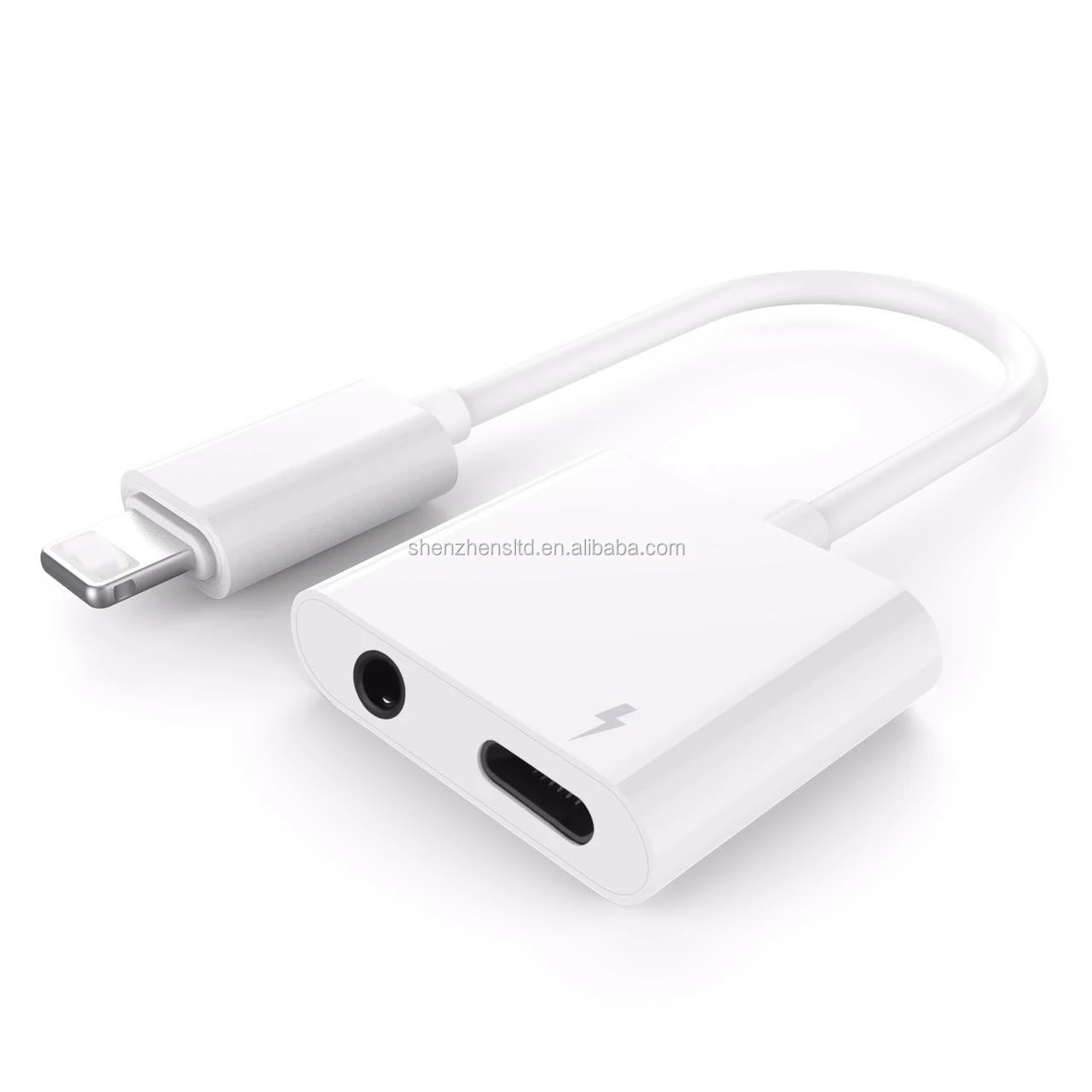 2 In 1mini DC earphone Jack to 3.5mm 8pin usb Splitter Cable Audio Adapter for Iphone 8, White
2 In 1mini DC earphone Jack to 3.5mm 8pin usb Splitter Cable Audio Adapter for Iphone 8, White