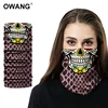 polyester black uv protection outdoor uv blank tubular face mask bandana mask