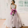 2019 Fashion Colorful Luxury Elegant Organza Ball Gown Beach Wedding Dress Bridal Gowns