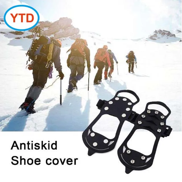 Natrual rubber Winter Safety Snow Ice Anti-Slip Shoe Grips Pair - Black for lumberman
Natrual rubber Winter Safety Snow Ice Anti-Slip Shoe Grips Pair - Black for lumberman