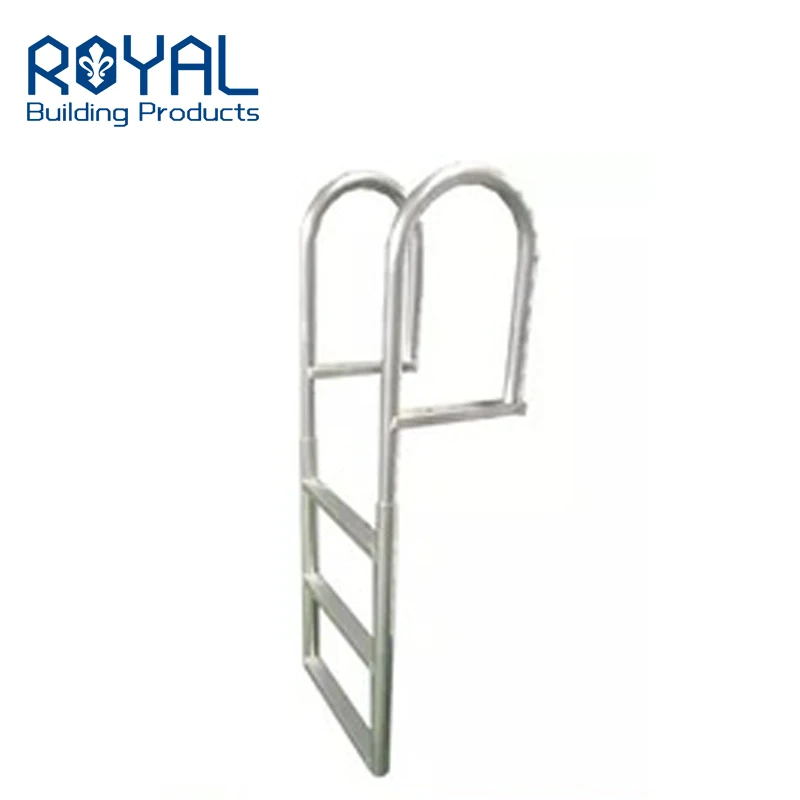 Weld Free Aluminum 4-Step Dock Ladder Dock Edge Fixed Eco