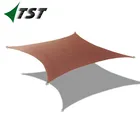 Sand color 5.4m*5.4m Waterproof Sun Shade Sail Garden Patio Canopy Awning UV added