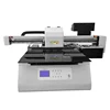 CJ-R6060UV A2+ size Wood MDF PVC board digital printer UV flatbed printer with 3 pcs dx6 Print heads