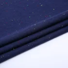100% Cotton Jersey Fabric Jersey Dark Blue Color Dot Polyester Cotton Single Jersey Knitted Fabric Polyester