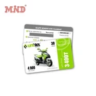 MDC0735 Plastic prepaid calling scratch card