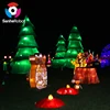 New Antique Decorative Silk Lighting Christmas Tree Lantern