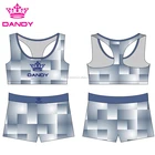 Women Sexy Performs Cheerleading Dresses Uniforms With Pompom