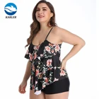 Fashion Ladies Short Bodysuit Swimsuits New Big Size Swimwear Tankini for Women