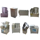 Frozen French Fries Production Line Industrial Cassava Potato Chips Making Machine