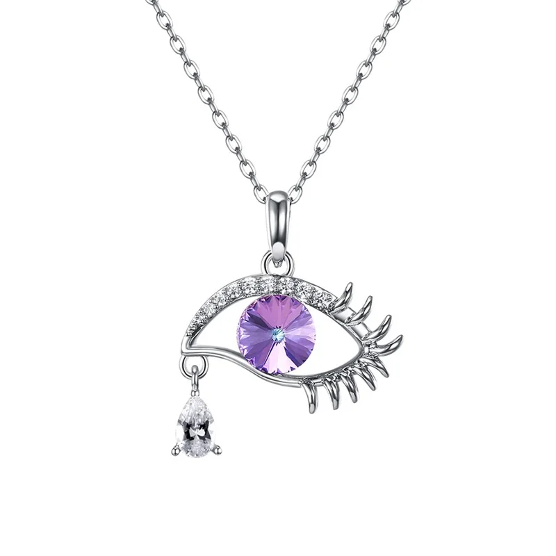 Amazon Hot sale Beautiful 925 sterling Blue evil silver eye necklace jewelry, Pink or green
Amazon Hot sale Beautiful 925 sterling Blue evil silver eye necklace jewelry, Pink or green
