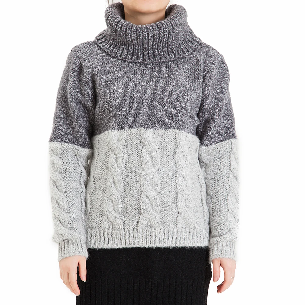 Factory outlet knitted Custom logo color Womens Turtleneck Sweater, Customized color
Factory outlet knitted Custom logo color Womens Turtleneck Sweater, Customized color