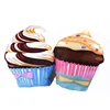 Hot Sell Colorful Creative 3d Sweet Ice Cream Cake Cones Pillow Stuffed Plush Cushion with Inner Home Office Nap Pillow Gift