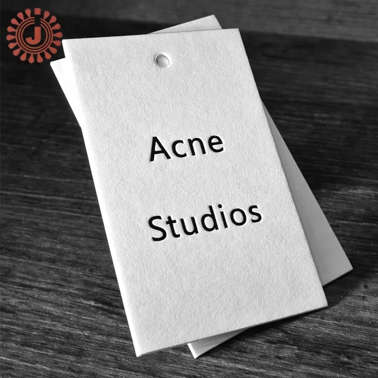 acne studios hang tag