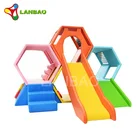 Daycare maze game preschool playground soft play kids baby indoor slide