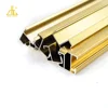6000 Series Shiny Brushed Gold Aluminum Profile For Photo Picture Frames Decorations Profile