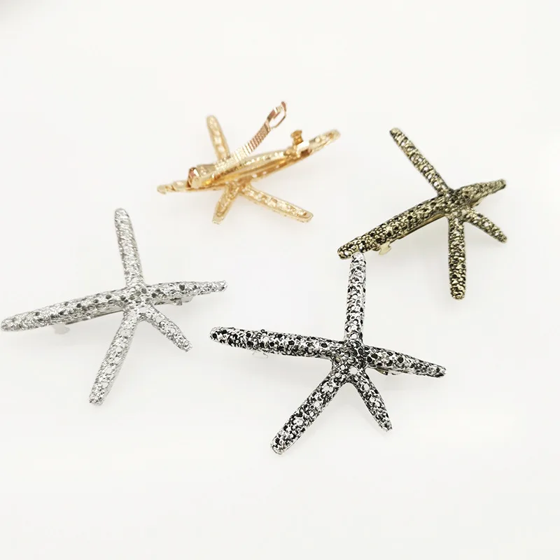 Hot sale starfish hair clips starfish hair pins hair clip jewelry for women, Picture
Hot sale starfish hair clips starfish hair pins hair clip jewelry for women, Picture