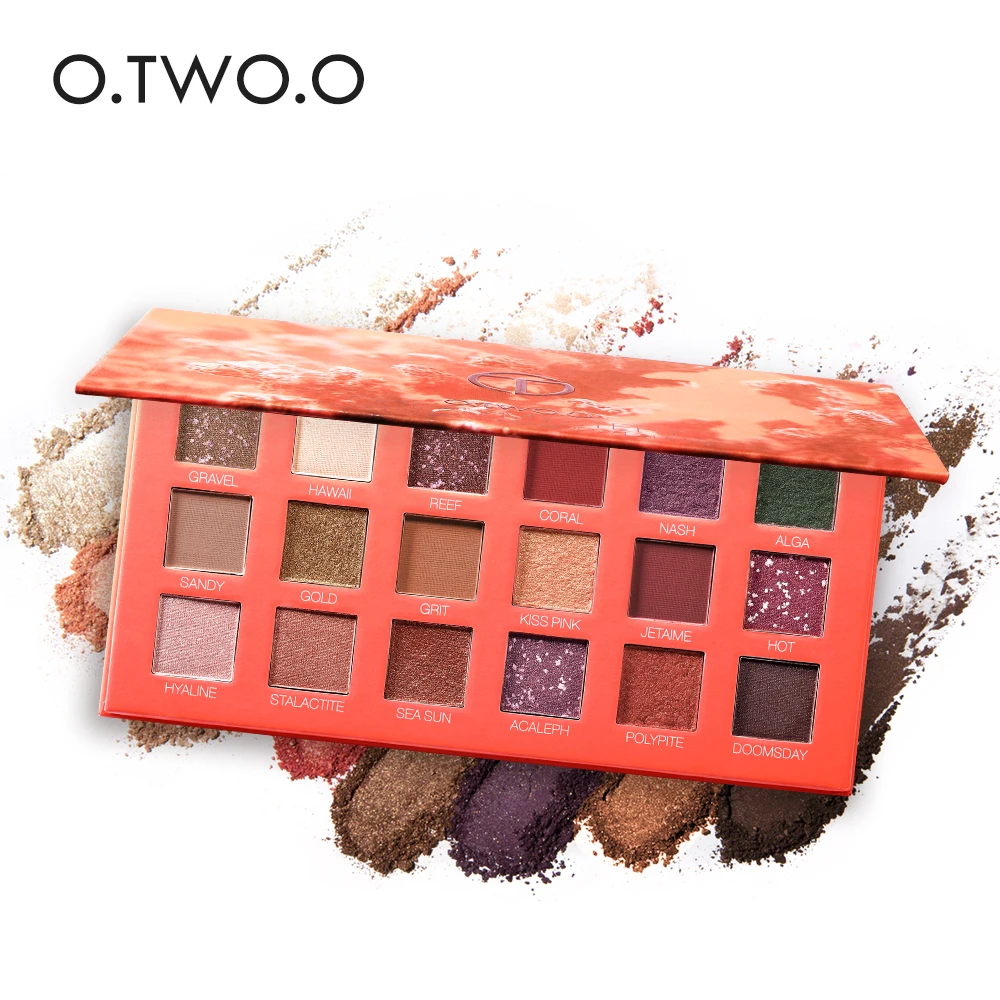 O.TWO.O 18 Color Eyeshadow Palette Ocean Mystery Matte and Glitter Eye shadow Makeup, 18 colors in one palette
O.TWO.O 18 Color Eyeshadow Palette Ocean Mystery Matte and Glitter Eye shadow Makeup, 18 colors in one palette