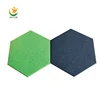 Hot sale hexagon soundproof polyester fabric acoustic wall foam panel acoustic with special price
