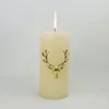 stag head design candle pins for romantic date