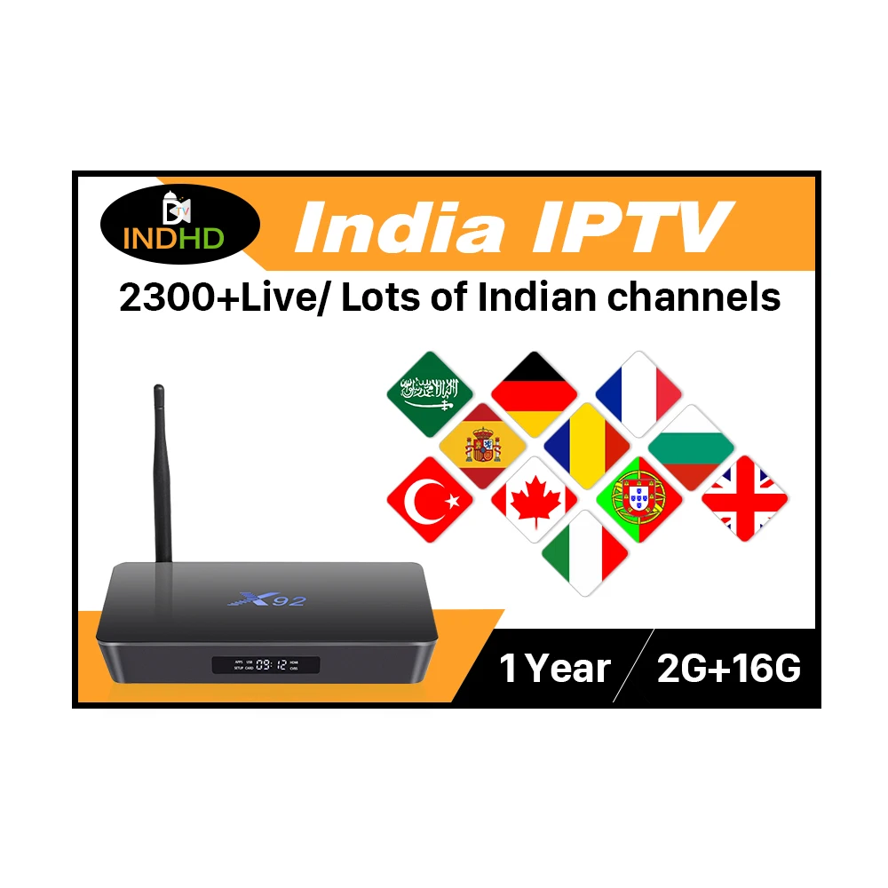 Android Smart TV Set Top Box X92 with INDHD Subscription 1 Year Indian IPTV Channels
Android Smart TV Set Top Box X92 with INDHD Subscription 1 Year Indian IPTV Channels