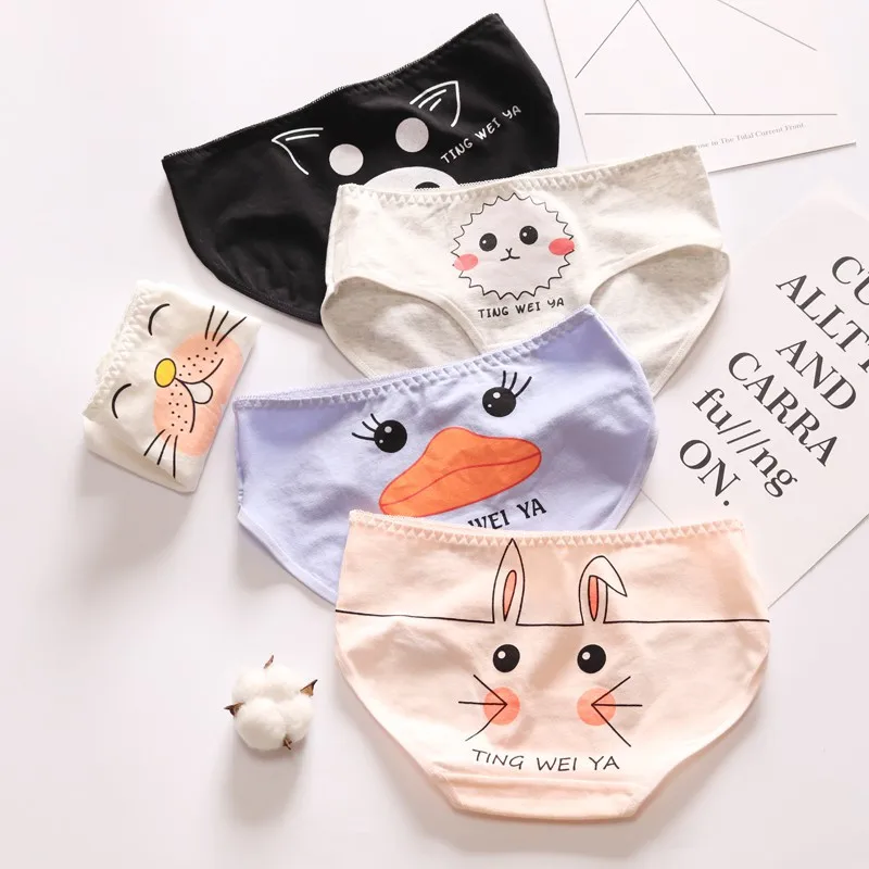 Saucy cute cartoon print underwear ladies 100% cotton crotch bag breech breathable Triangle pants C005, N/a
Saucy cute cartoon print underwear ladies 100% cotton crotch bag breech breathable Triangle pants C005, N/a