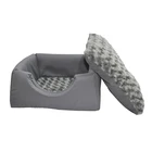 2019 Soft square warm approved pet small animals dogs beds cushion accessories pet bed for dog